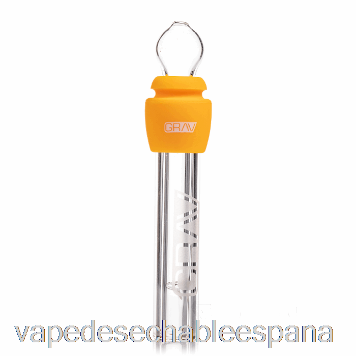 Vape Desechable España Grav Glass Blunt Con Silicona Amarillo Mostaza